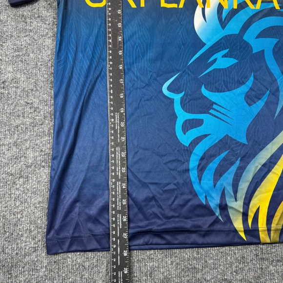 MAS Sri Lanka Cricket T20 World Cup Polo Mens L Blue Lion - Picture 6 of 8